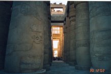 Karnak, im Tempel