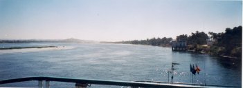 Blick auf den Nil voraus